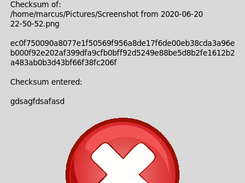 Added in 20.6.20, dialogs now reference chosen checksum type and write it to the output file